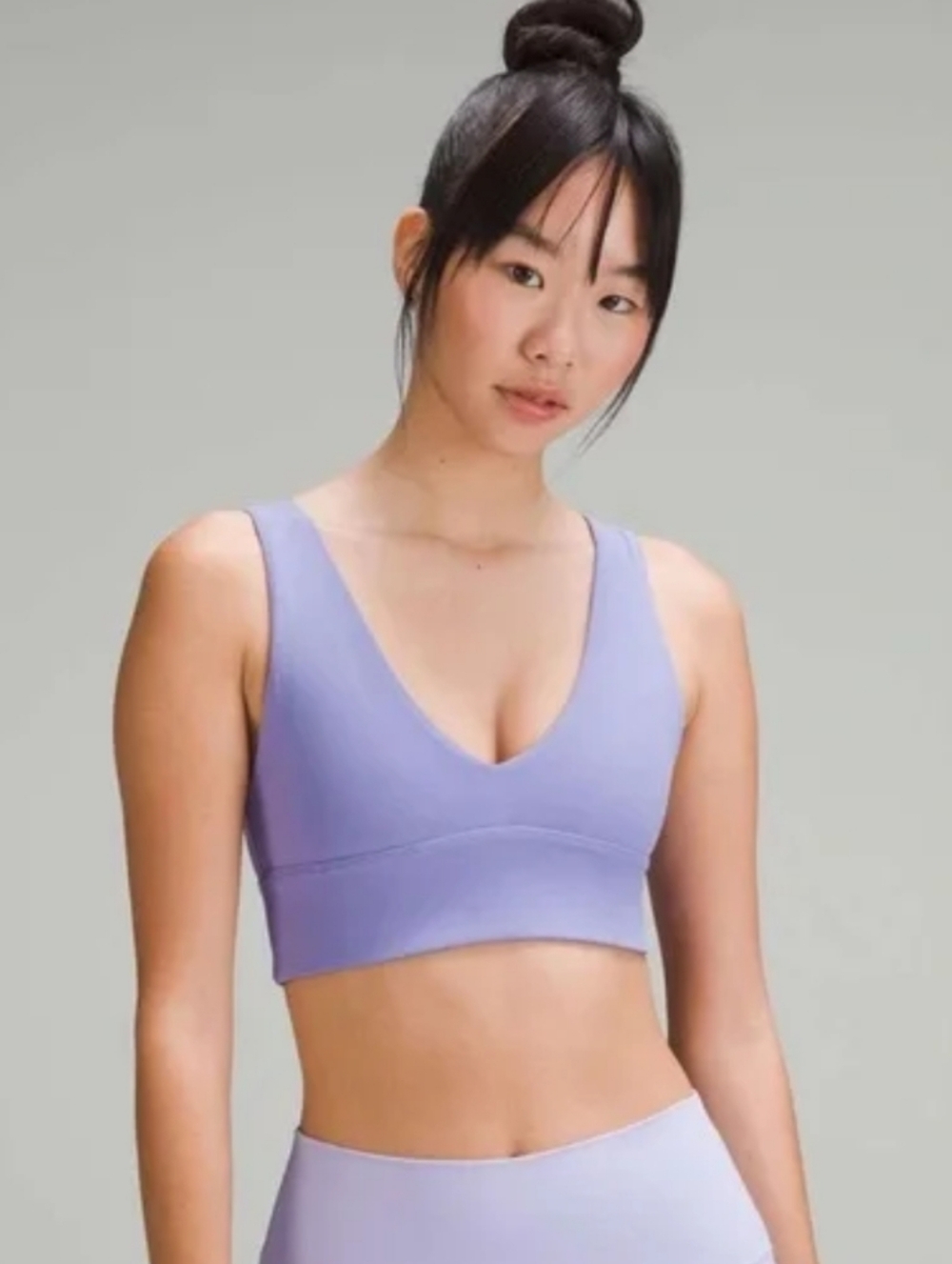 lululemon align Lavender V-Neck Sports Bra 10